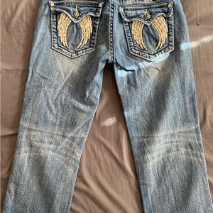 Miss me angel wing capris great condition sz 29